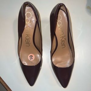 Calvin Klein brown heel